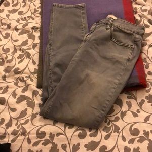 Free people jeans like new in grey